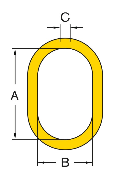 Master Link 1/2-Leg, 3200  kg, 7/8 mm