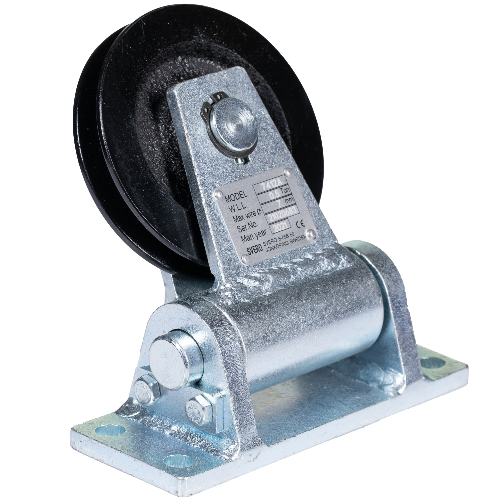 Sheave Bracket with joint 500 kg,  Ø 100 mm