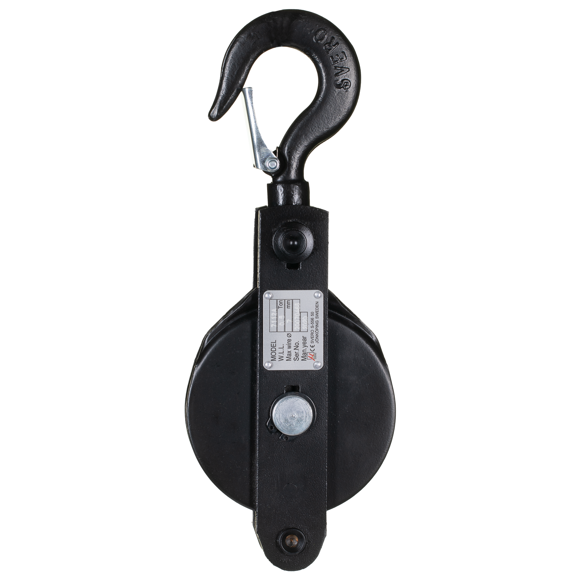 Pulley Block 500 kg, Ø 100 mm