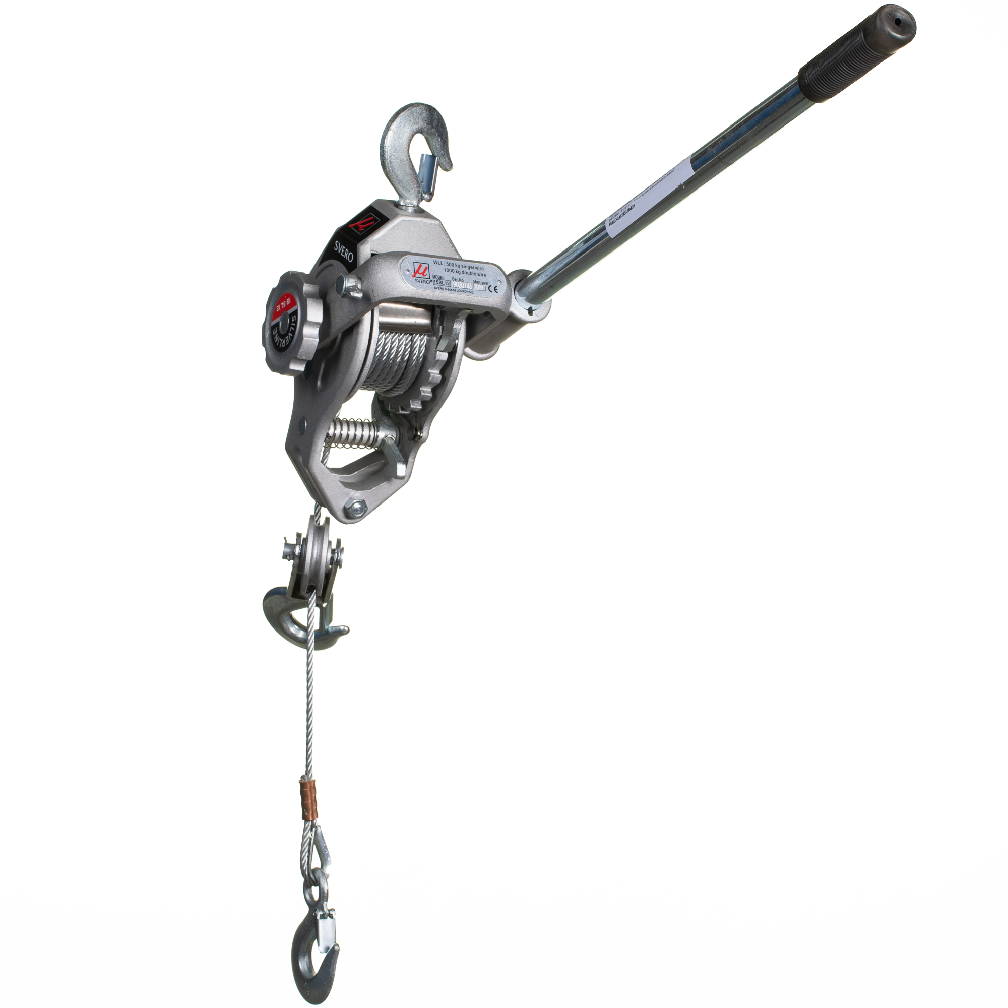 Lever Hoist 500/1000 kg - with wire